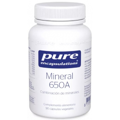 Pure encapsulations mineral 650a  60 capsulas