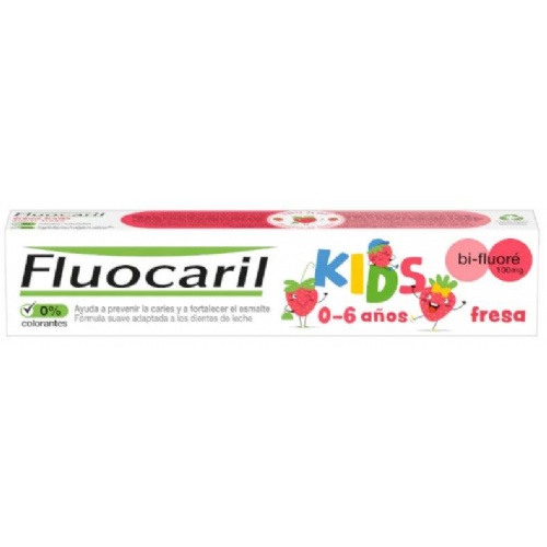 Fluocaril kids 0-6 años  1 envase 50 ml sabor fresa