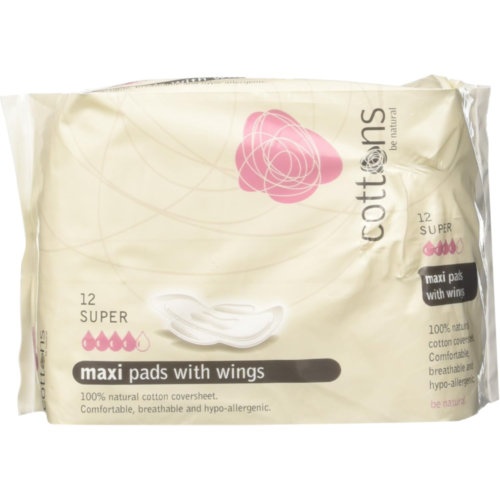 Cottons compresa maxi super alas