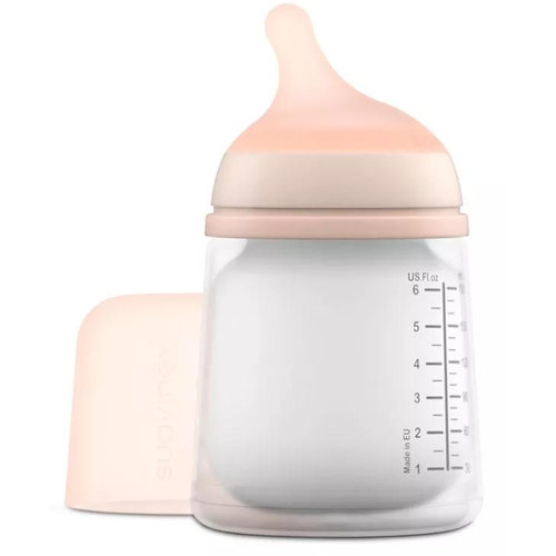 Suavinex zero zero biberon anticolico tetina silicona flujo lento 180ml