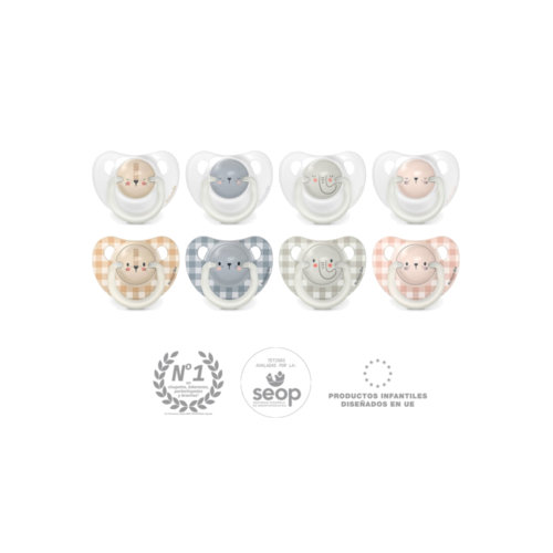 Chupete silicona anatomico suavinex noche 0 - 6 meses 2 unidades - suavinex noche