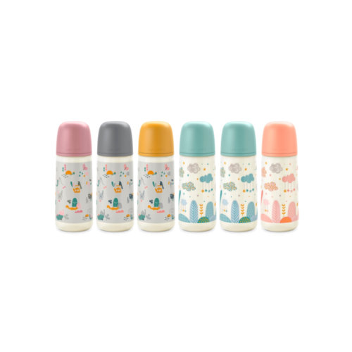 Biberon tetina silicona fisiologica suavinex flujo l 360 ml - suavinex