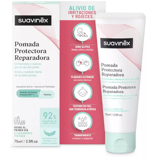 Suavinex pomada protectora reparadora calmante con pantenol para rozaduras  1 tubo 75 ml