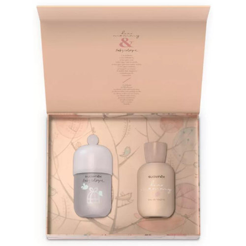 Dear mommy + baby cologne suavinex  1 envase 100 ml + 1 envase 100 ml  pack
