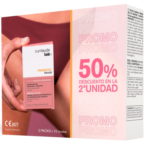 Cumlaude duplo prebiotic ovulos 2x10 ud