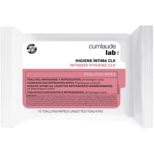 Cumlaude lab: higiene intima clx toallitas  15 unidades