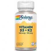 Solaray vitamina d3&k2 60 caps
