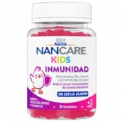 Nancare kids inmunidad  30 gominolas sabor a frutas del bosque y frambuesa