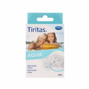 Tiritas aqua aposito adhesivo 20 unidades 3 tamaños - aposito adhesivo