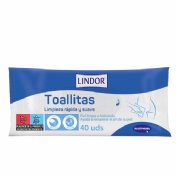 Lindor toallitas higienicas  40 toallitas
