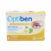 Optiben ojos irritados  10 ampollas unidosis 0,4 ml