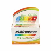 Multicentrum plus ginseng y ginkgo  30 comprimidos