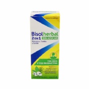 Bisolherbal 2 en 1 malvavisco, tomillo y llanten  1 frasco 120 ml