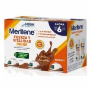Meritene fuerza y vitalidad drink  6 unidades 125 ml pack sabor chocolate