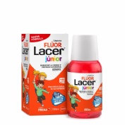 Fluor lacer junior enjuague bucal de uso semanal  1 envase 100 ml sabor fresa