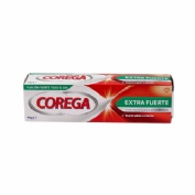 Corega crema extra fuerte adhesivo protesis dental 1 tubo 40 g sabor menta - adhesivo protesis denta