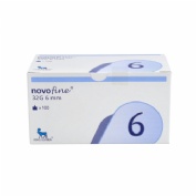Aguja de insulina novofine tip etw 100 unidades 32 g (0,23/5 mm x 6 mm) - novofine tip etw