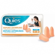 Tapones oidos goma quies 6 unidades color carne - quies