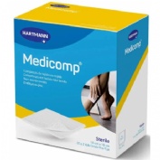 Compresas de tejido no tejido esteriles medicomp 50 unidades 10 x 10 cm