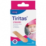 Tiritas classic aposito adhesivo 20 unidades 72 mm x 19 mm - aposito adhesivo