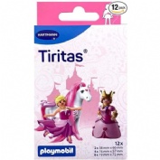 Tiritas playmobil aposito adhesivo girls 12 unidades 2 (40 mm x 60 mm) + 4 (16 mm x 57 mm) + 6 (19 m