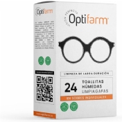 Limpiagafas optifarm toallitas 24u