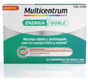 Multicentrum energia doble  20 comprimidos