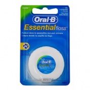 Oral-b essential floss seda dental con cera y menta 50 m