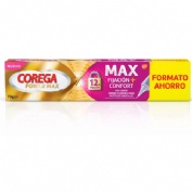 Corega max fijacion + confort  1 tubo 70 g sin sabor