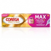 Corega max fijacion + confort  1 tubo 40 g sin sabor