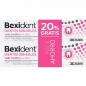 Bexident pack ahorro dientes sensibles pasta 2x75ml