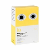 Interapothek solucion unica  2 envases 500 ml