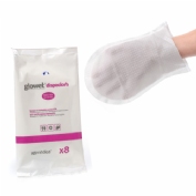 Manopla con clorhexidina acuosa 2% glowet dispoclorh 8 unidades - glowet dispoclorh