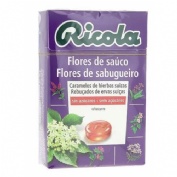 Ricola caramelos sin azucar  1 envase 50 g sabor flor de sauco
