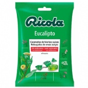 Ricola caramelos sin azucar  1 bolsa 70 g sabor eucaliptus