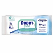 Dodot aqua pure toallitas humedas para bebes  48 unidades