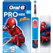 Cepillo dental electrico recargable infantil oral-b vitality pro kids 3 + spiderman + tc 1 unidad - 