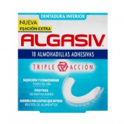 Algasiv almohadillas adhesivas dentadura inferior  18 unidades