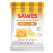 Suawell pastillas suavizantes sin azucar  1 bolsa 50 g sabor miel con limon