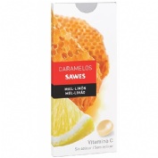 Sawes caramelos blister sin azucar  1 envase 22 g sabor miel con limon