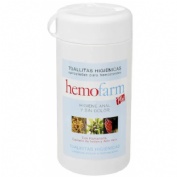 Hemofarm plus toallitas  1 bote 60 unidades