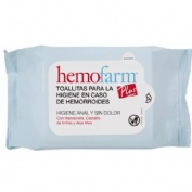Hemofarm plus toallitas  1 sobre 40 unidades