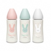 Biberon tetina fisiologica silicona premium bonhomia 1 unidad 360 ml talla l - premium bonhomia