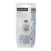 Chupete silicona fisiologico suavinex fusion 4 - 18 meses 2 unidades - suavinex fusion