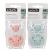 Chupete silicona anatomico suavinex clasico 0 - 6 meses 2 unidades - suavinex clasico