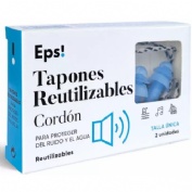 Tapones de silicona reutilizables cordon eps! 2 unidades - cordon eps!