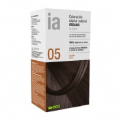 Interapothek  coloracion capilar natural organic  1 kit tono 05 castaño claro