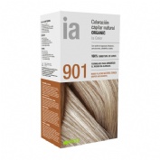 Interapothek  coloracion capilar natural organic  1 kit tono 901 rubio platino natural ceniza