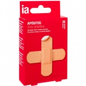 Interapothek apositos tela elastica 20 unidades 7 cm x 2 cm
