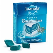 Juanola perlas  1 envase 25 g sabor mentol eucalipto